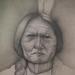 Tattoos - Portrait of Native American Chief   - 64196